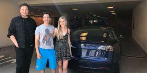 Elon Musk Personally Delivers Tesla Model 3 to Customer
