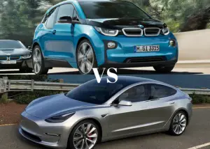 Tesla Model 3 vs BMW i3/i3s