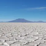 Salt plain sites for lithium mining