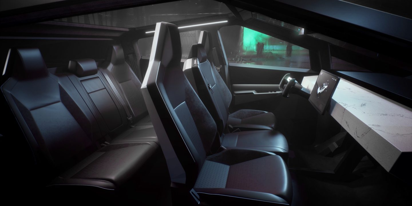 Tesla Cybertruck Interior