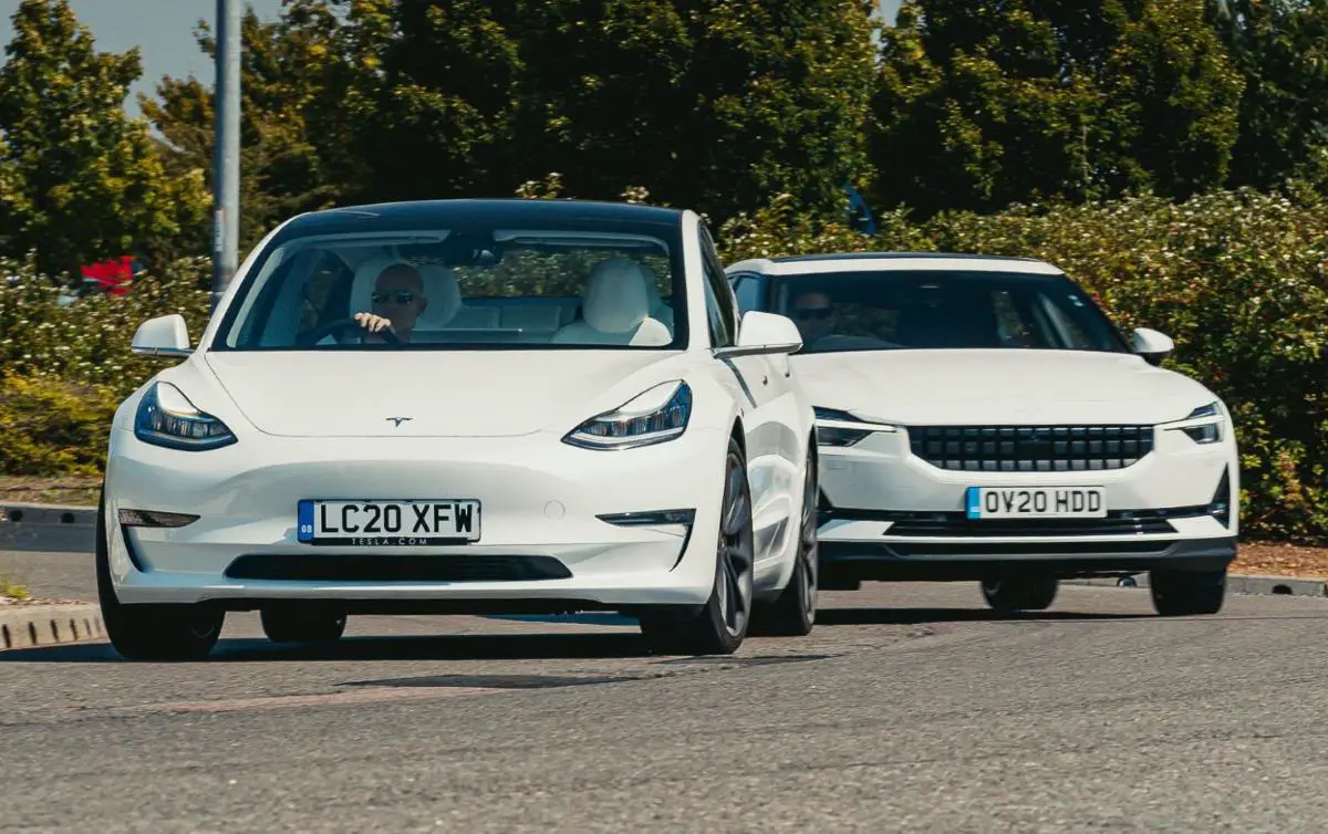 Tesla Model 3 vs Polestar 2