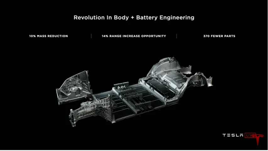 Tesla Single Body Structure
