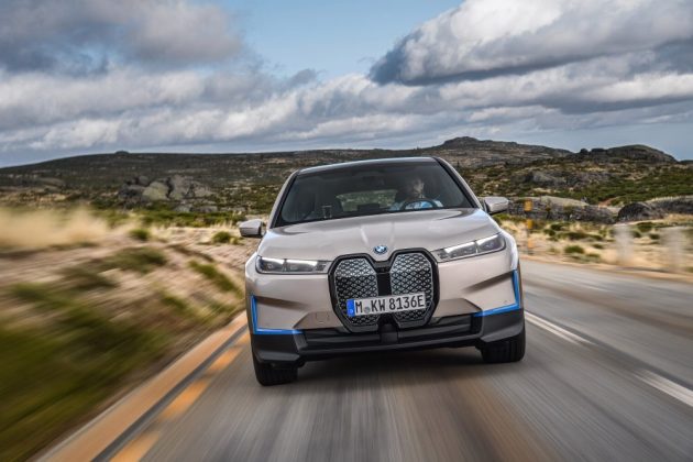 BMW iX Electric SUV Front Side