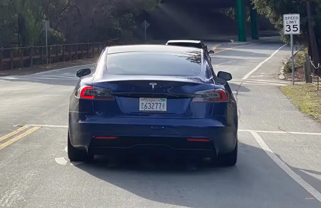 2021 Tesla Model S Refresh Back