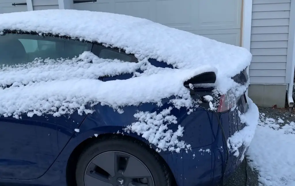 Driving A 2021 Tesla Model 3 Standard Range Plus To (Almost) 0% SOC In Cold Weather