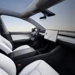 Model Y interior