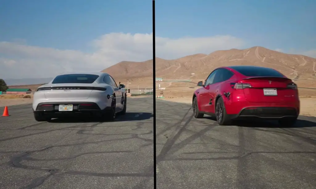 Tesla Model Y vs Porsche Taycan Standard Model