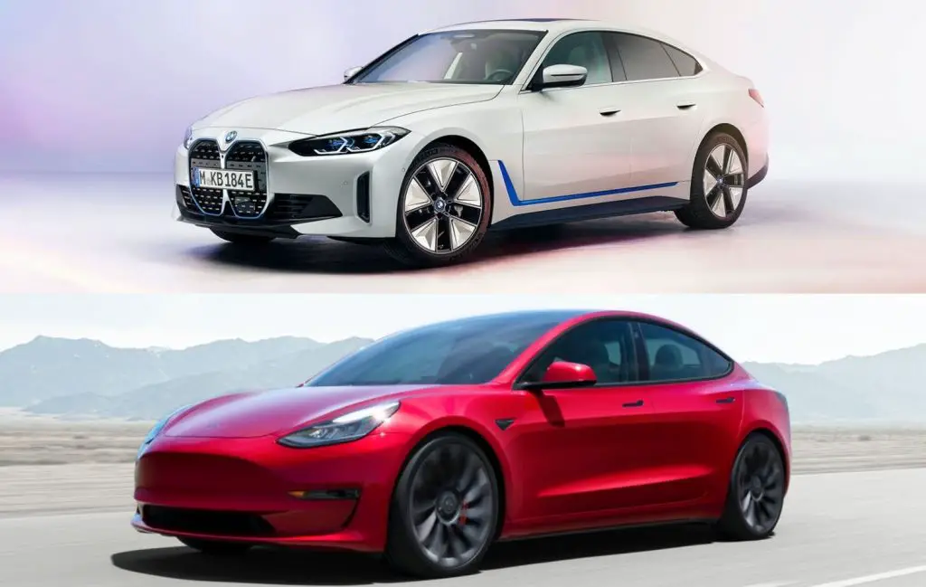 BMW i4 vs Tesla Model 3
