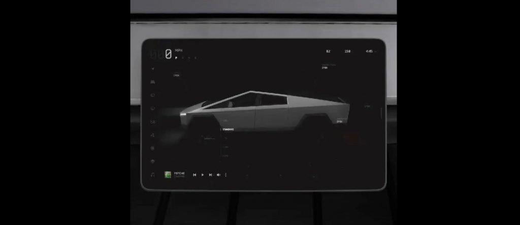 Cybertruck User Interface