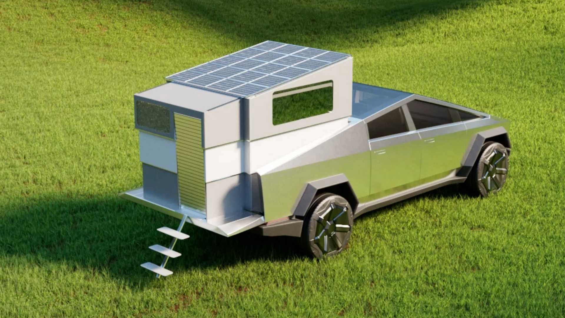 cyberlandr-truck-camper-for-tesla-cybertruck - Vehiclesuggest