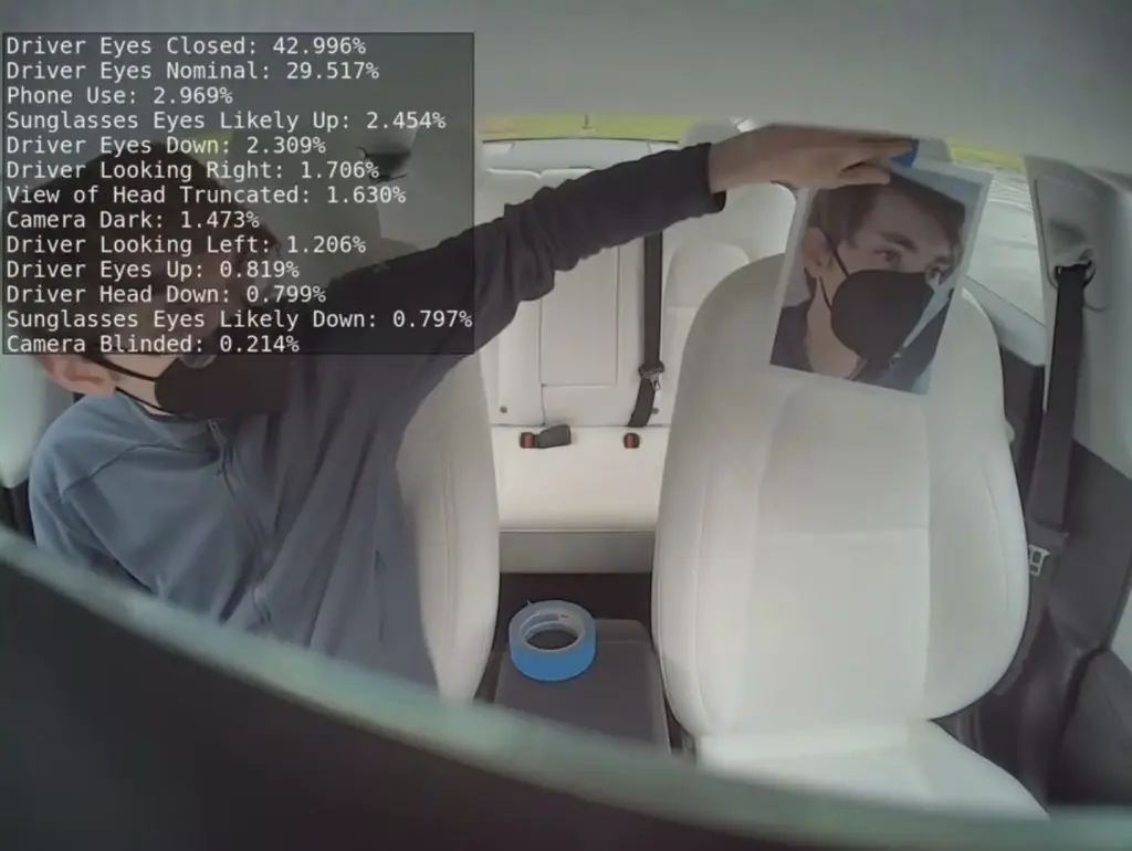 Tesla Camera-based Driver Monitoring System Hack