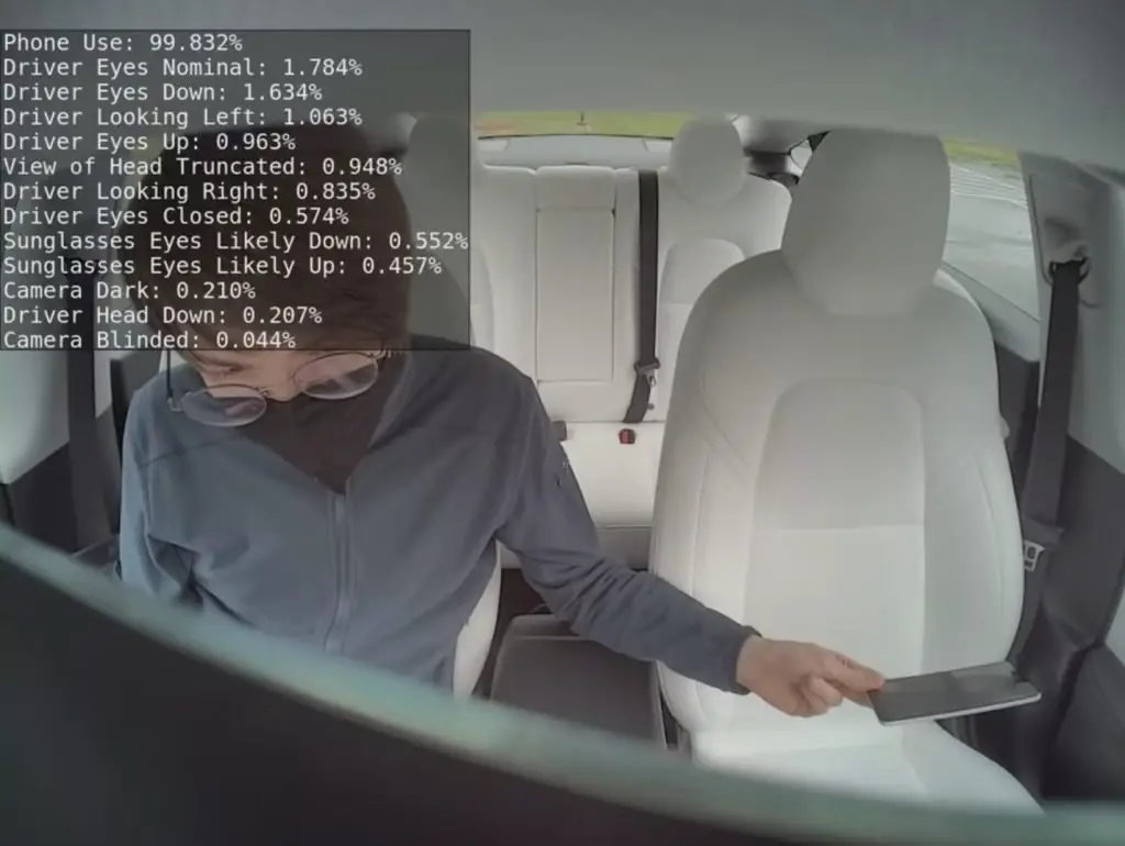 Tesla Hacker Camera-based Driver Monitoring System