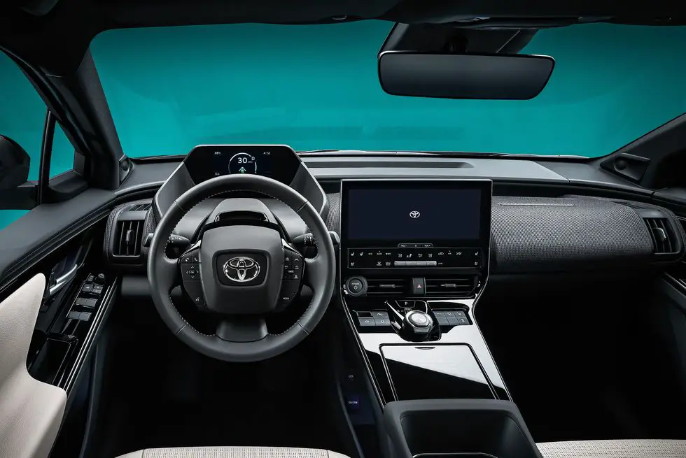 Toyota bZ4X Electric SUV Interior