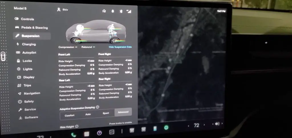 Model S Plaid UI