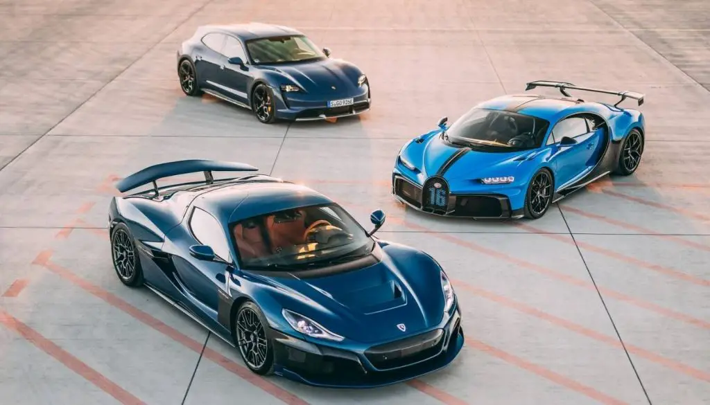 Rimac, Bugatti & Porsche