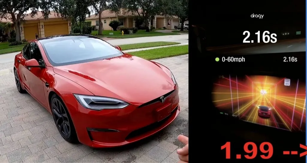 tesla model s plaid 0 60