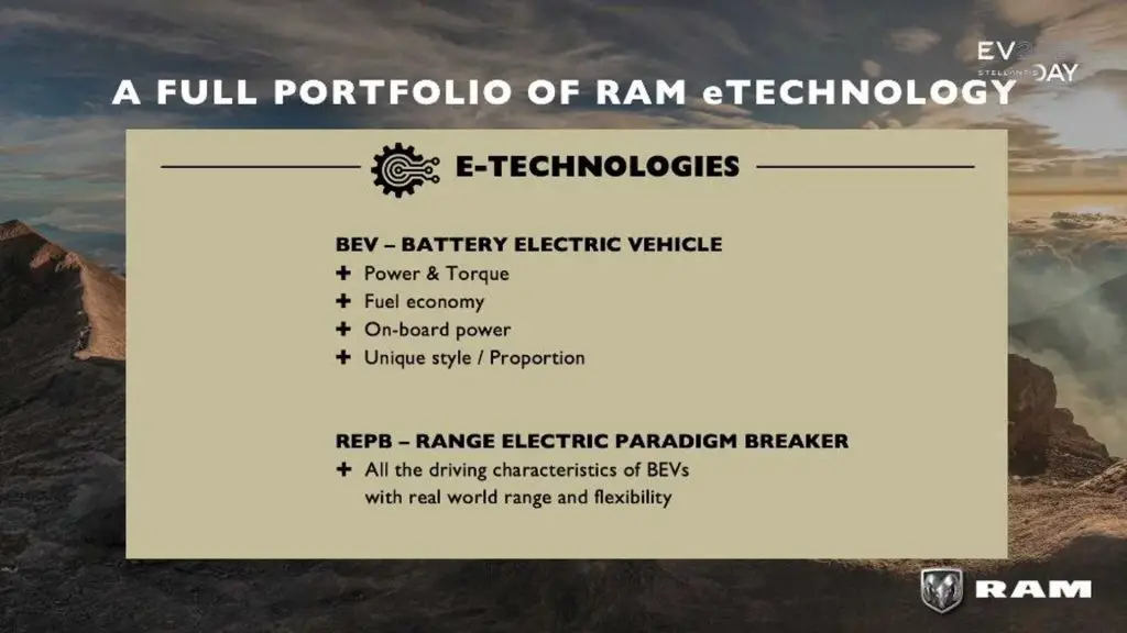 RAM Electric Truck Specs