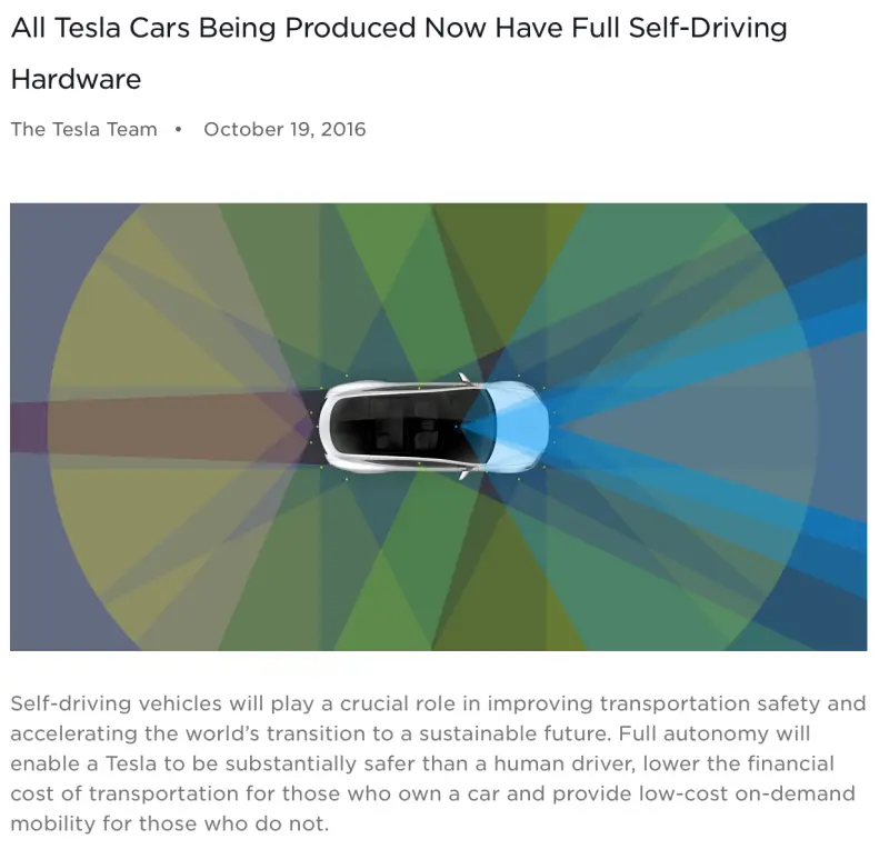 All Cars Self Driving Tesla