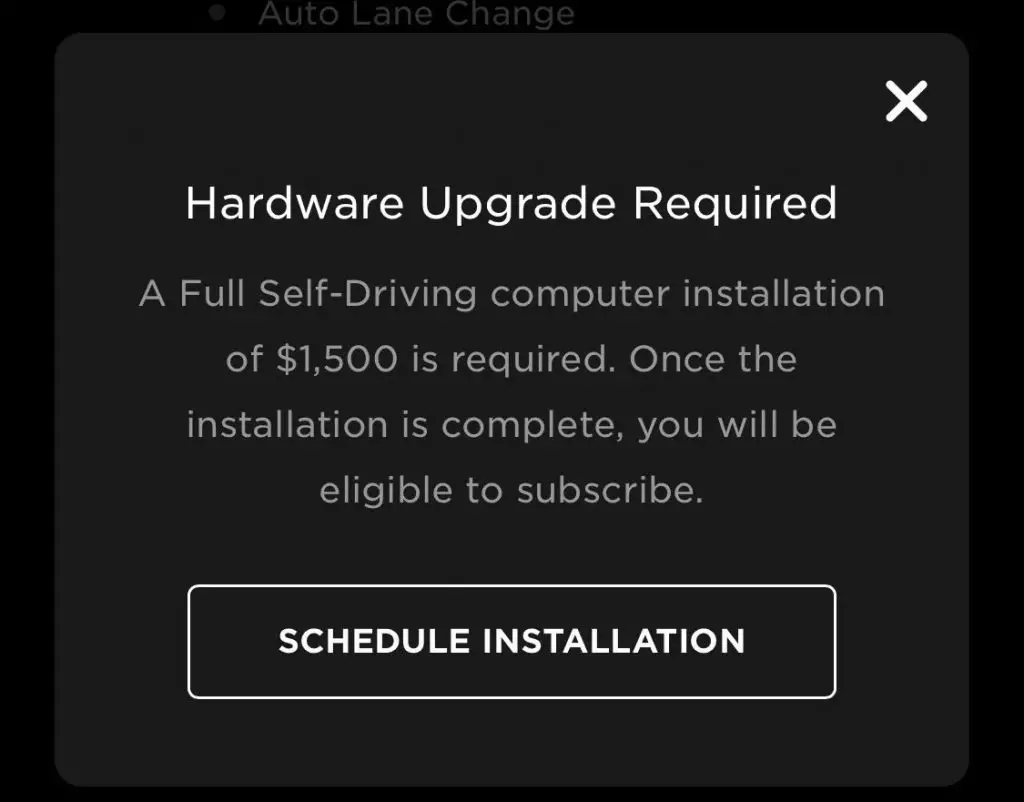 Hardware Upgrade Tesla