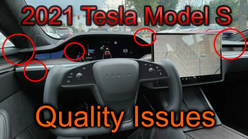 2021 Tesla Model S Refresh Issues