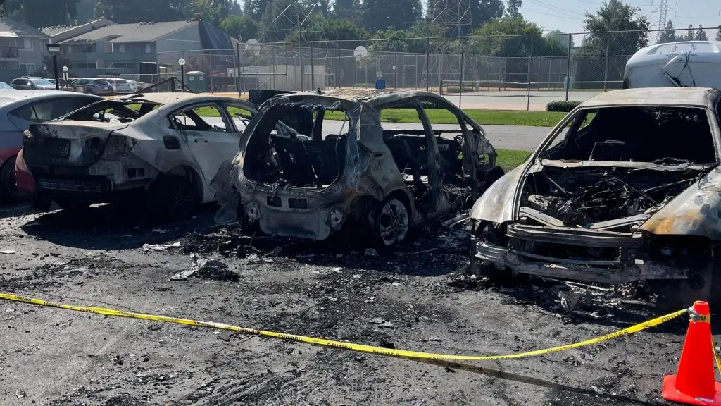 Recalled Chevrolet Bolt EV Burned