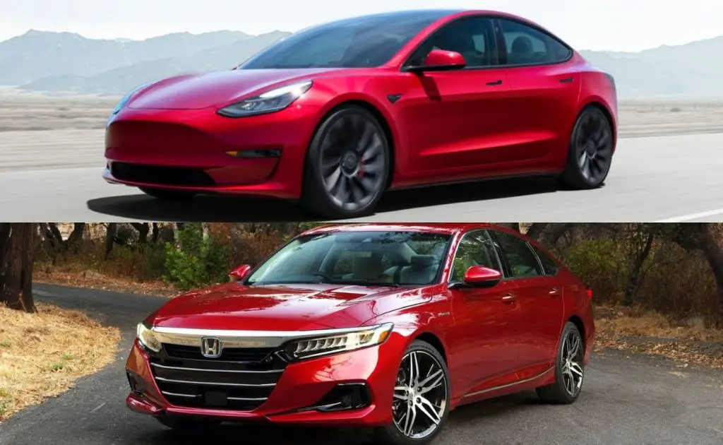 2022 Tesla Model 3 vs Honda Accord Hybrid: Ownership Cost