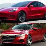 Tesla Model 3 Vs Honda Accord Hybrid