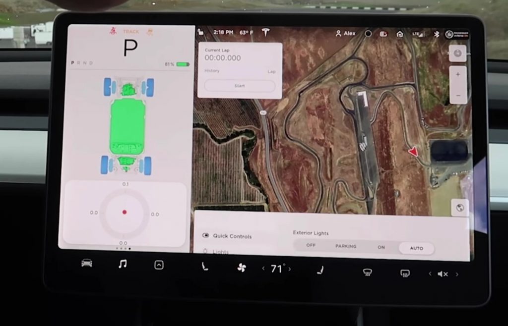 Tesla Track Mode