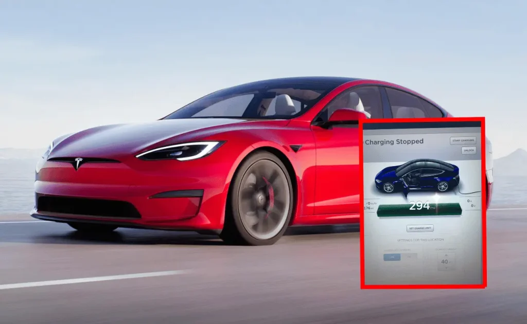 Tesla Model S Battery Range Lock