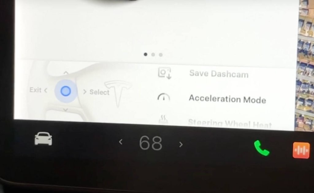 Tesla Scroll Customisation