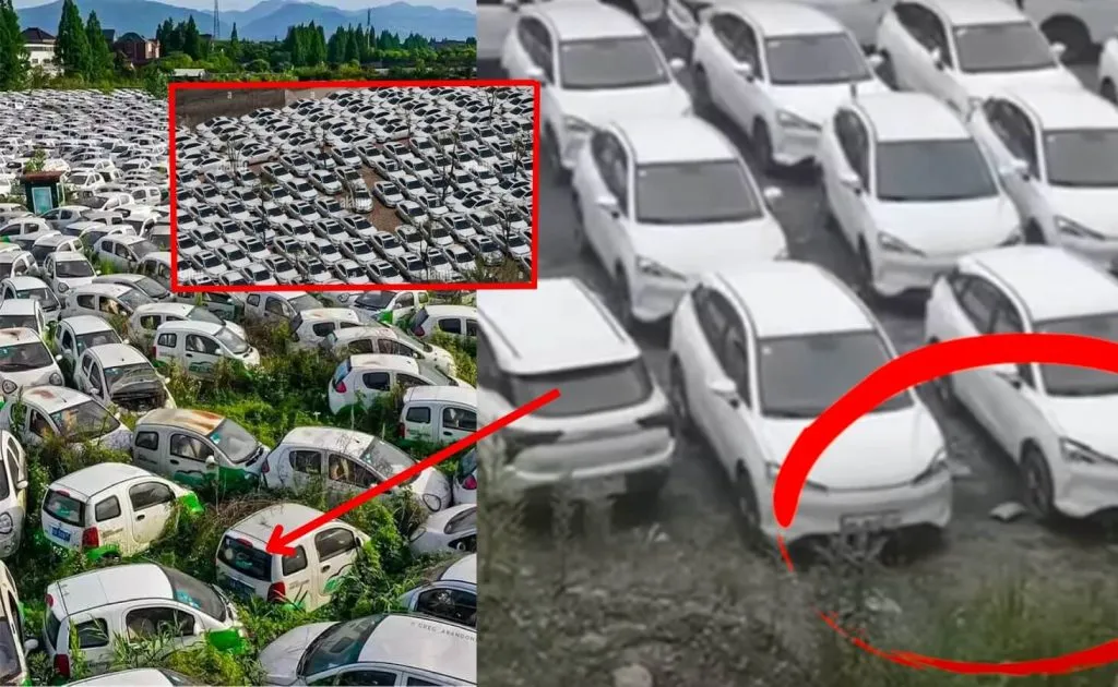 China abandoned EVs graveyard