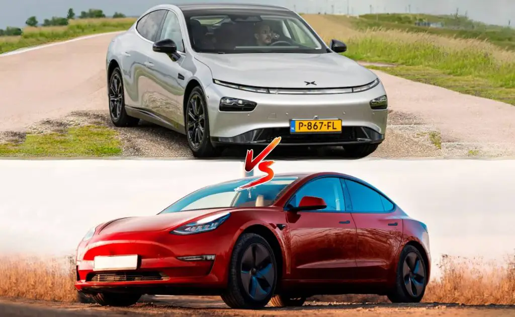 Xpeng P7 Vs Tesla Model 3