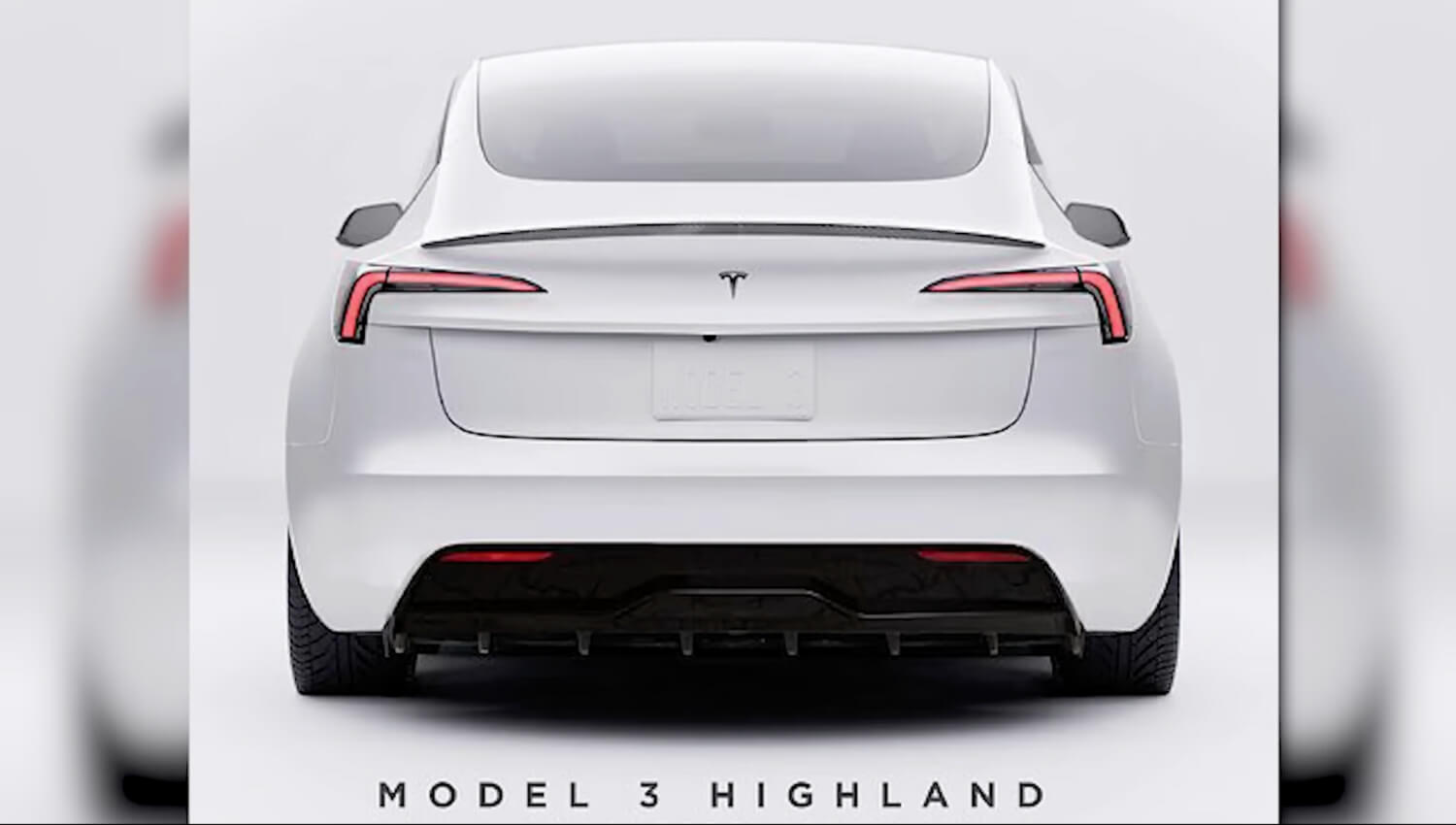 2024 Tesla Model 3 Rear End