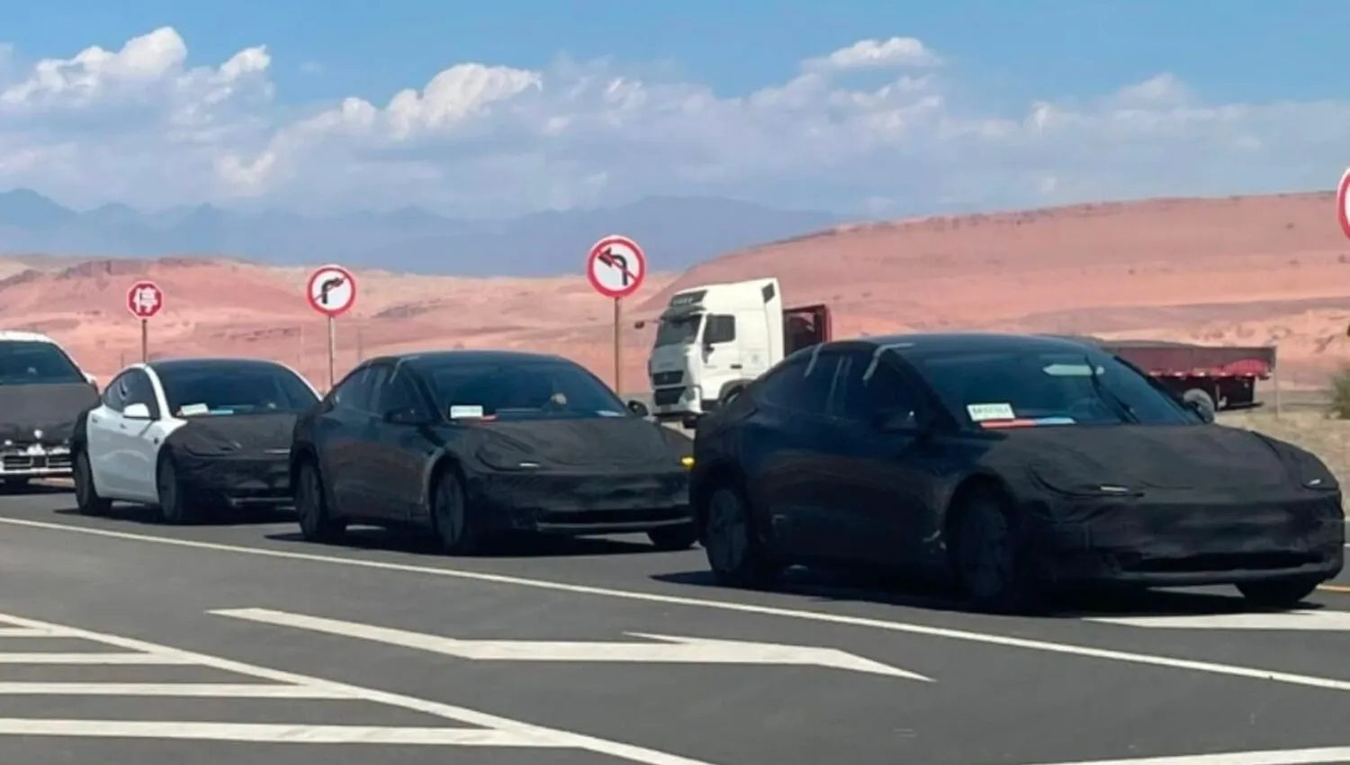 Tesla Model 3 Highland high-temperature testing