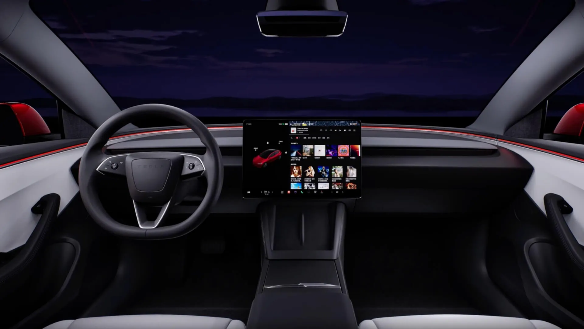 Tesla Model 3 Refreshed (Highland) Interior