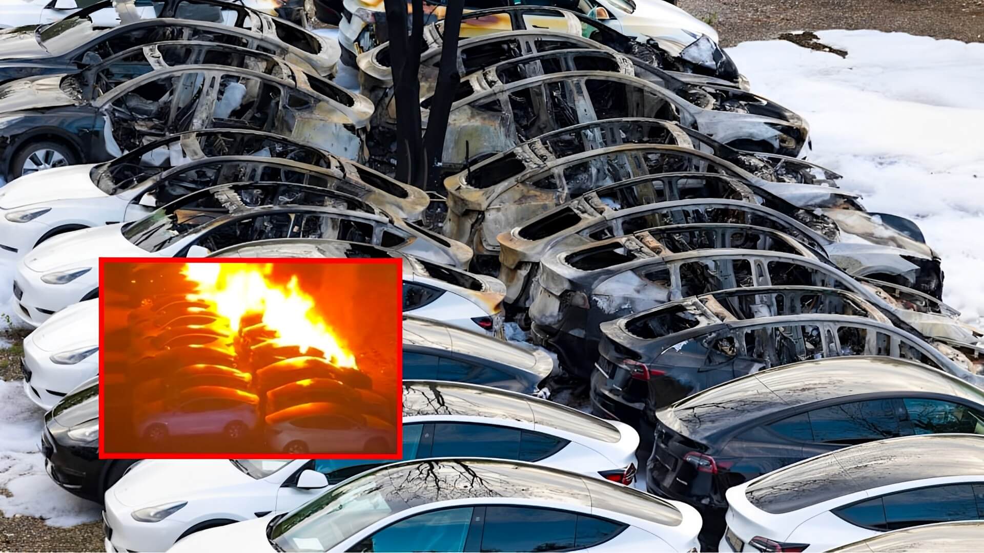 Tesla Cars Burst into Flames