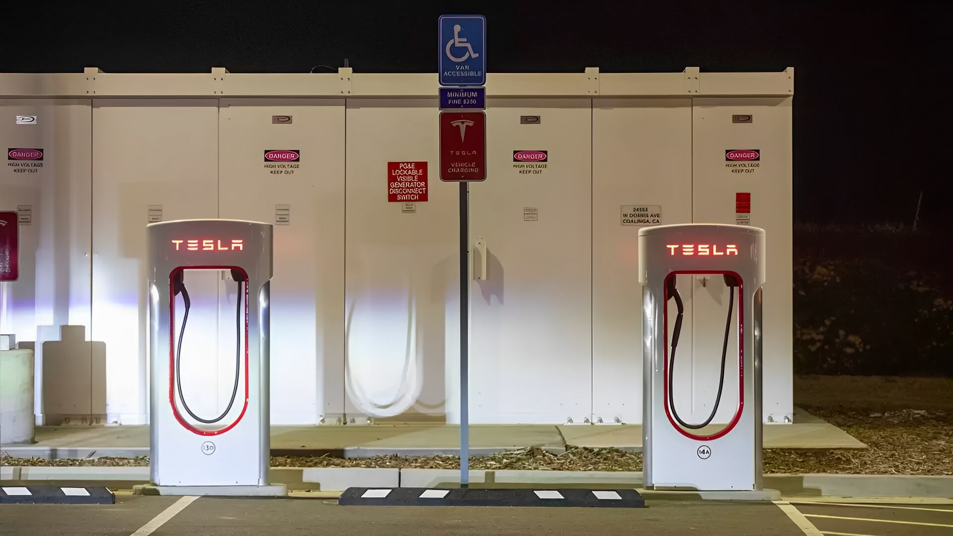 Tesla Supercharger Diesel Generator