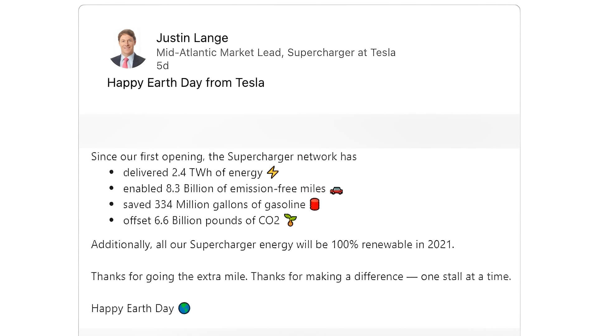 Tesla Supercharger on Solar