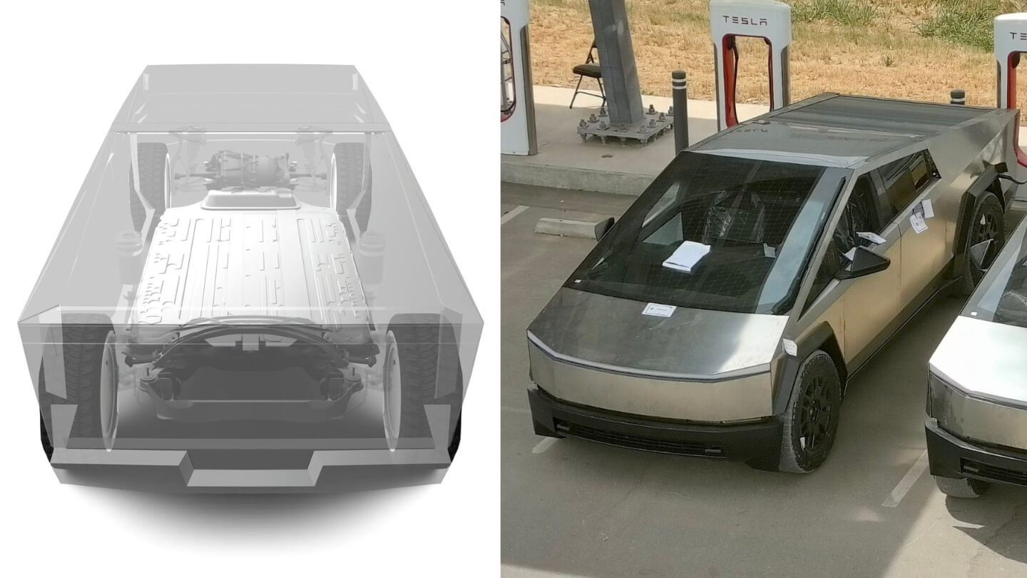 Tesla Cybertruck Schematics