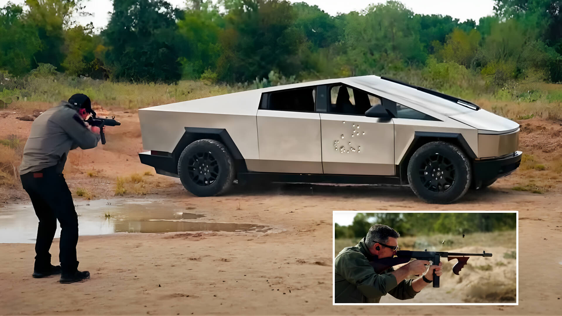 Tesla Cybertruck Bulletproof Test