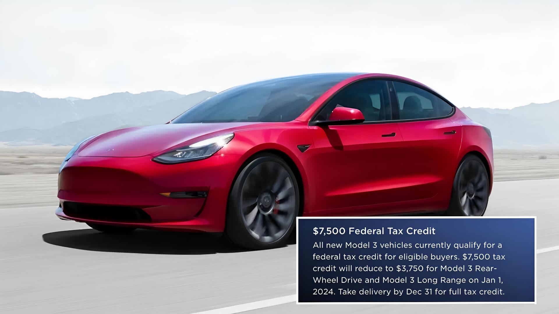 Tesla Model 3 Federal Tax Credit 'Will Reduce' From 2024, Inventory
