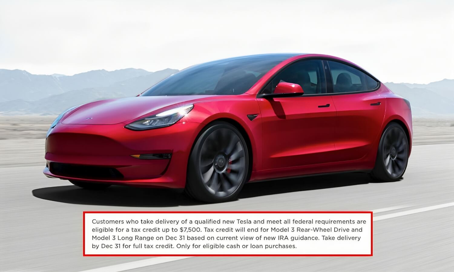 Tesla Model 3 Tax Credit