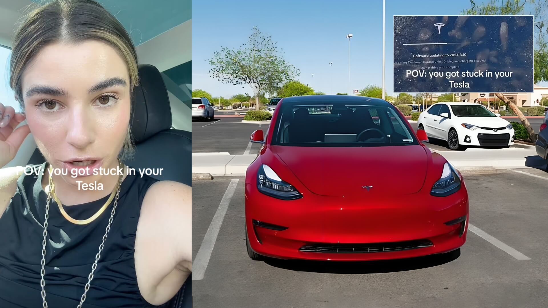 Tesla Update Gets Owner Trapped in Hot Car at 103 Degree