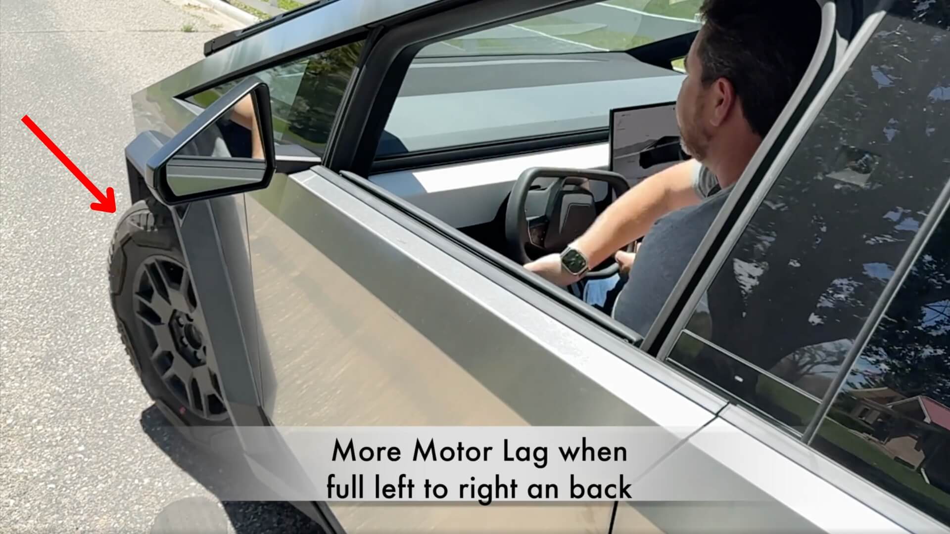 Cybertruck Steering Lag
