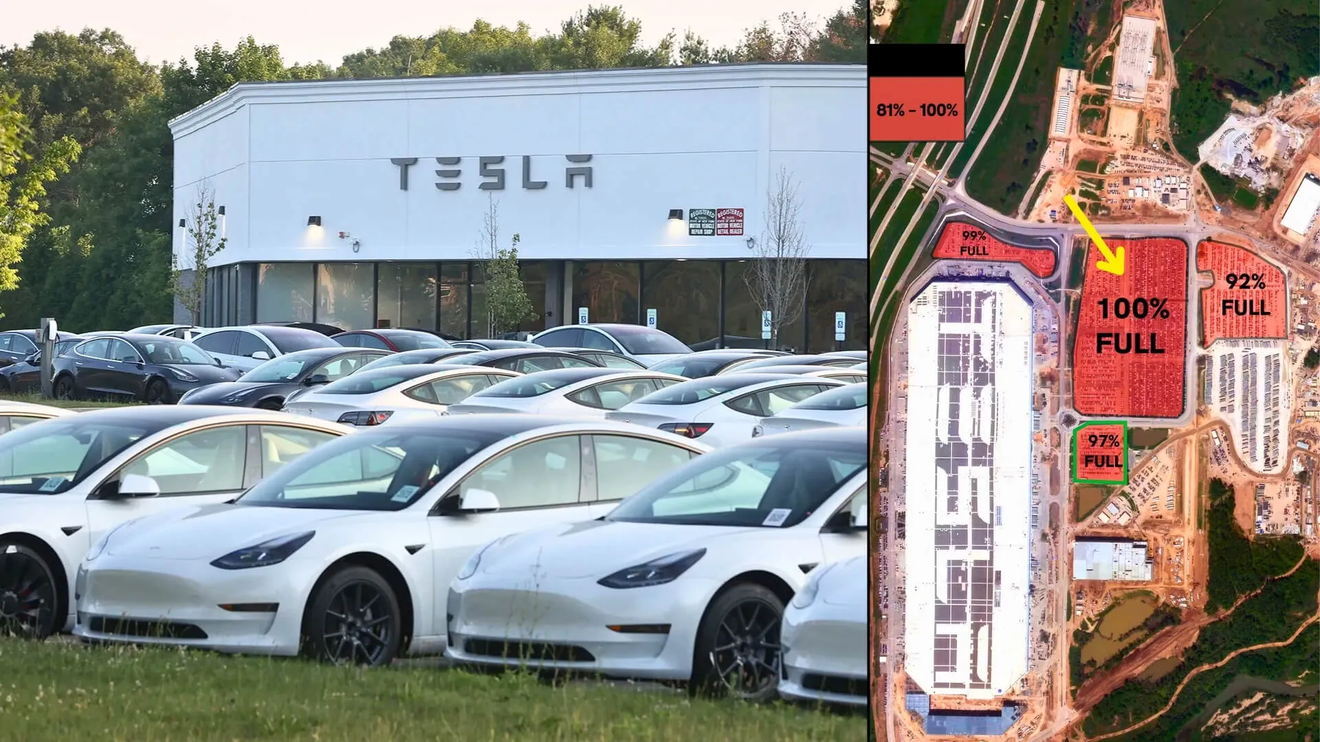 Tesla Unsold Cars