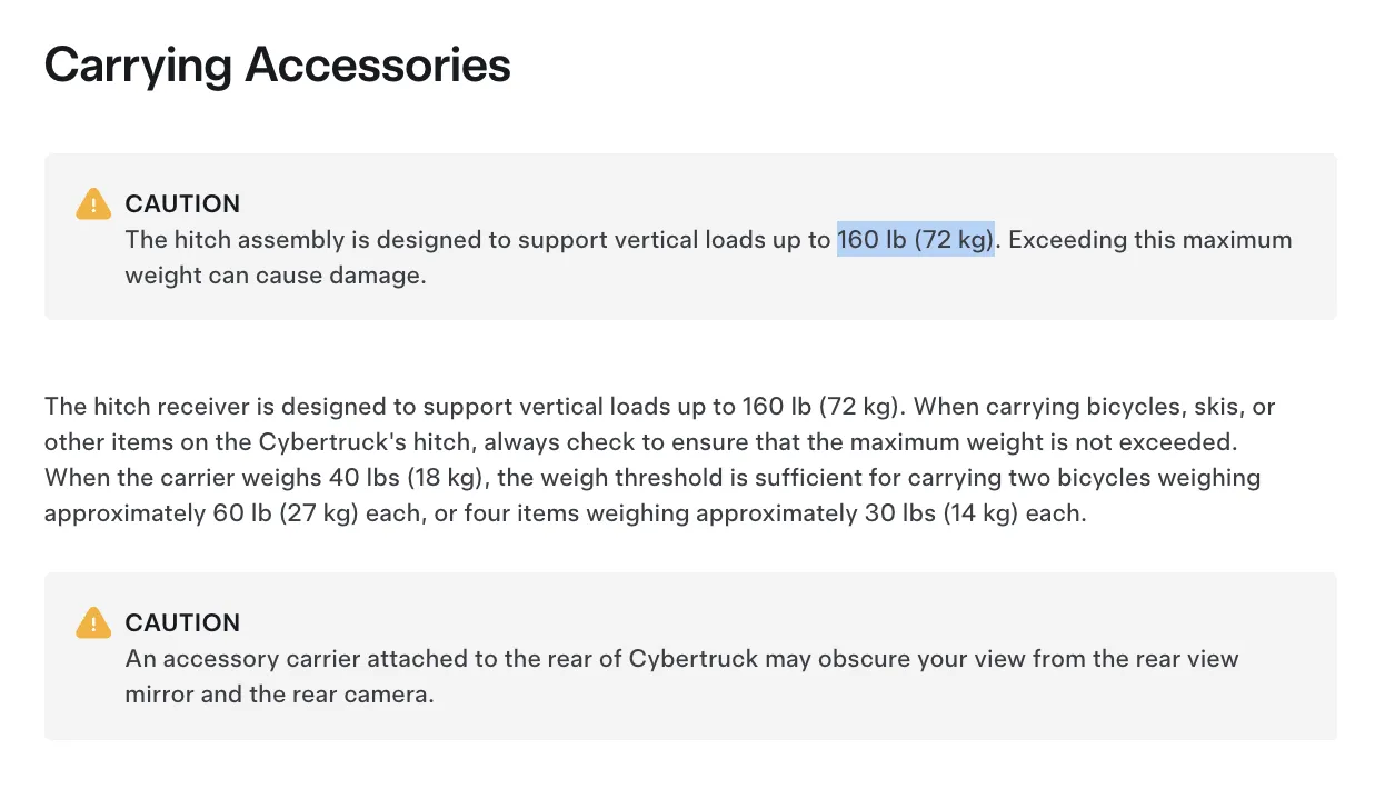 Cybertruck Hitch