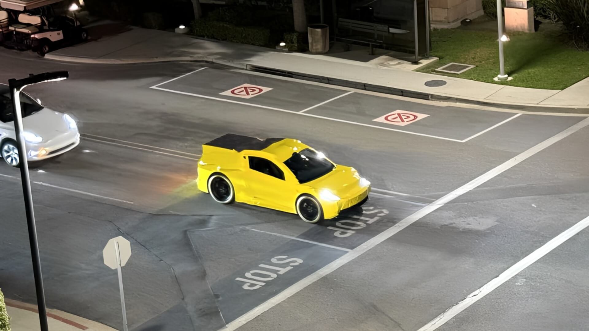 Tesla Robotaxi Spotted in Full Camouflage
