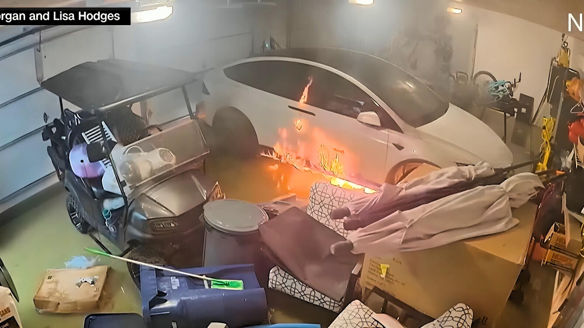 Florida Family Loses Home After Tesla Catches Fire in Hurricane Floodwaters