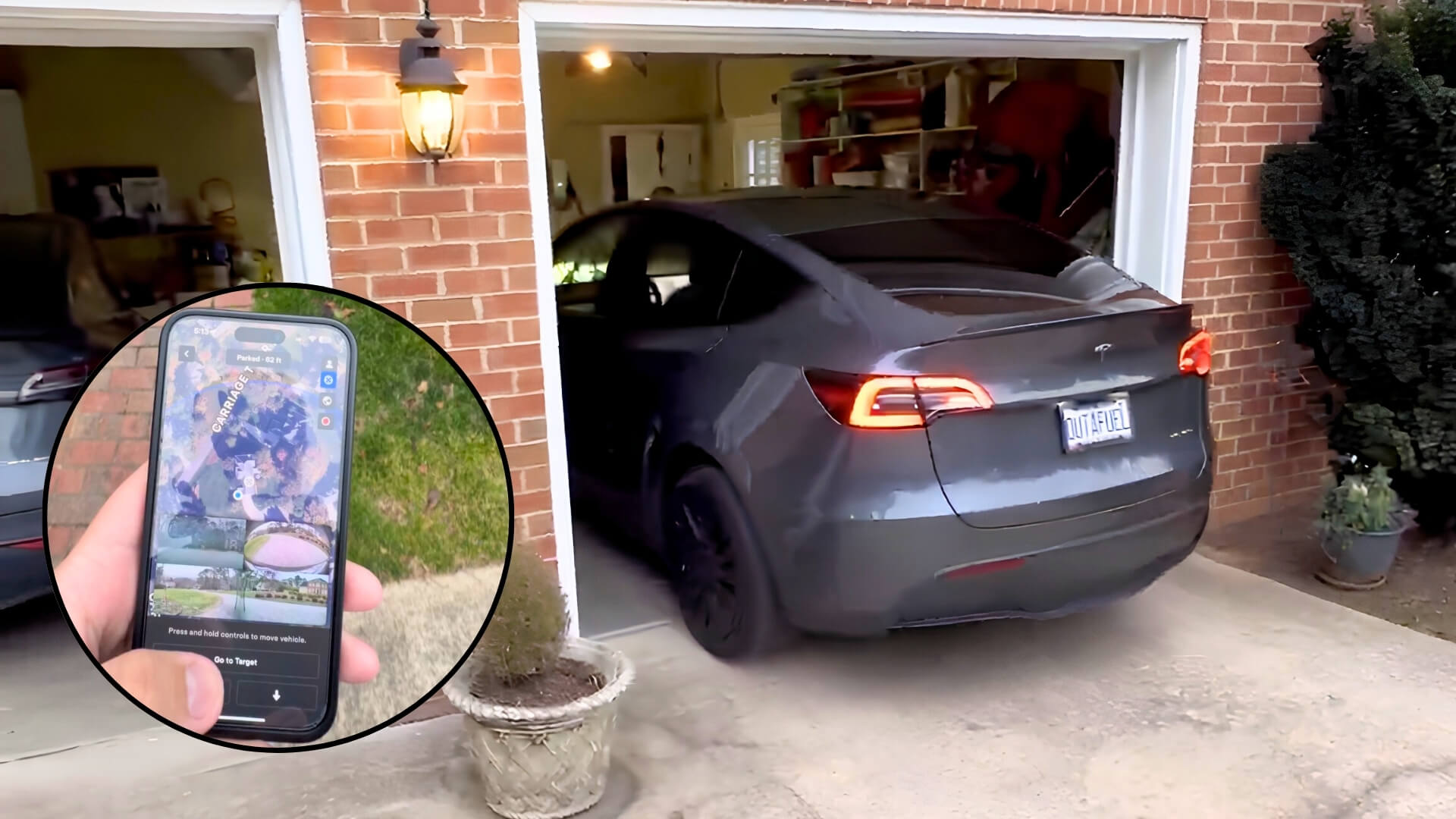 Tesla Car Can Now Park Itself in a Garage Using Actually Smart Summon