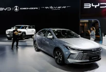 BYD Tesla Overtake